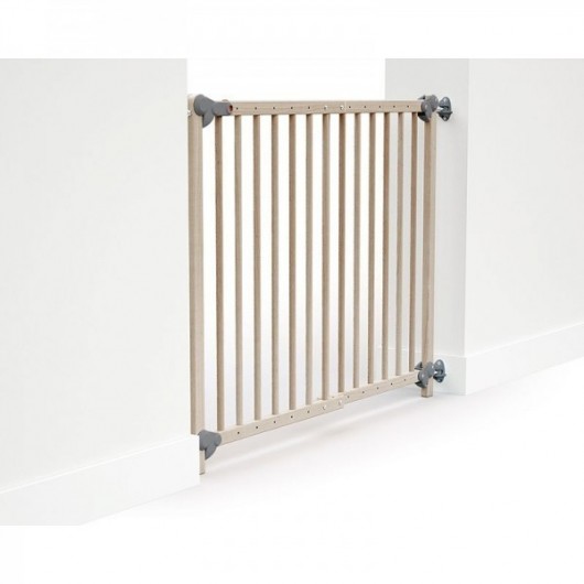 Barrière de sécurité extensible Webaby Hêtre Brut
