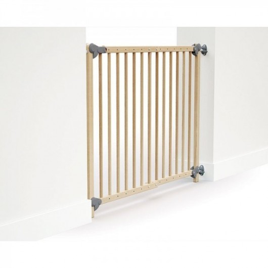 Barrière de sécurité extensible Webaby Hêtre verni