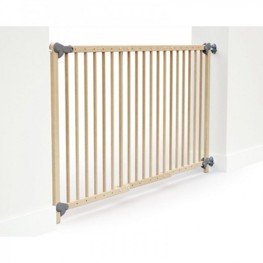 Barrière de sécurité ultra-extensible Webaby Hêtre verni