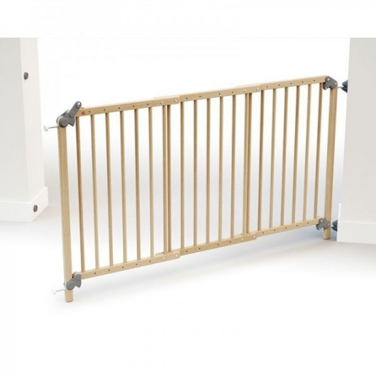 Barrière de sécurité ultra-extensible Webaby Hêtre verni
