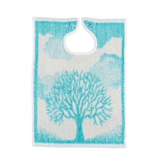 Bavoir à pressions - 35 x 45 cm - arbre