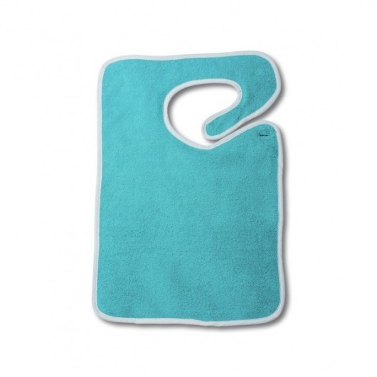 Bavoir oreilles de lapin - 35 x 50 cm - turquoise