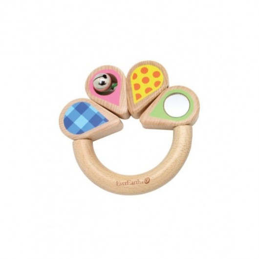 Hochet gouttes multicolores