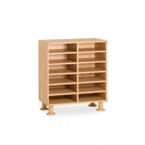 Meuble hauteur 87 cm avec 12 cases