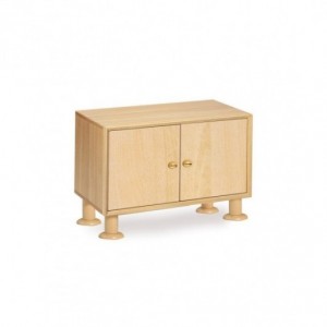Meuble hauteur 56 cm avec 2 cases et portes