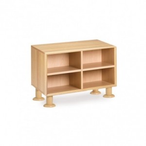 Meuble hauteur 56 cm avec 4 cases