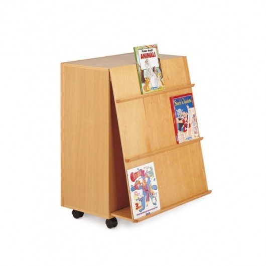 Présentoir et rangement mobile pour livres