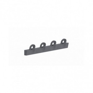 Lisse de 4 pateres double cadi - graphite