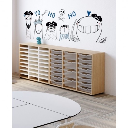 Meuble bas pour bacs dot 82a