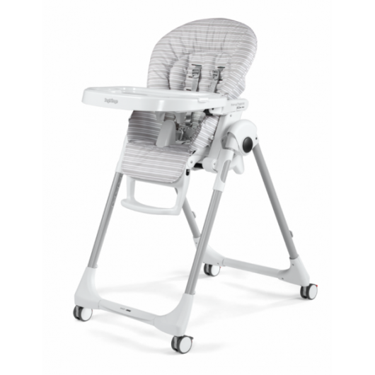 Chaise Haute Peg Perego prima pappa follow me Linear Grey