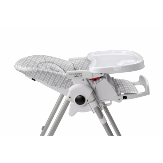 Chaise Haute Peg Perego prima pappa follow me Linear Grey