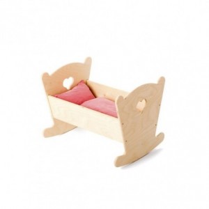 Berceau de poupée à bascule