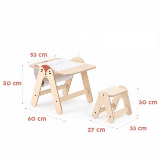 Table d'activité Massam Mamatoys - Renard
