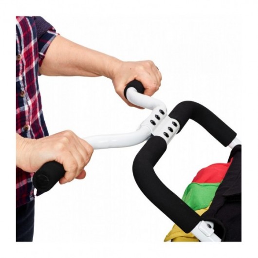 Poussette 3 places Lidoo H3E + Ergondrive Full Black