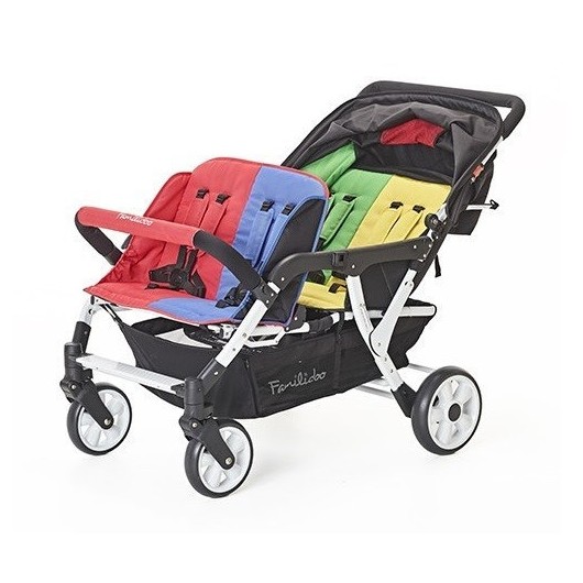 Poussette 4 places Lidoo City H4E Full Grey