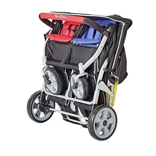 Poussette 4 places Lidoo Star Full Black