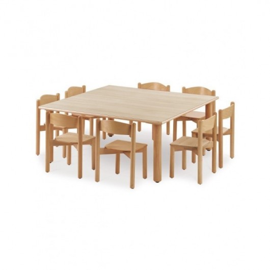 Table carrée 130 x 130