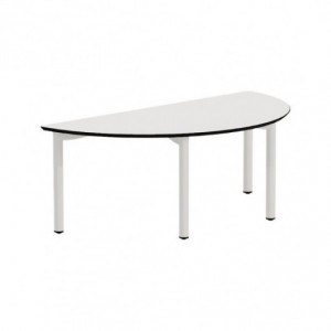 Table demi-ronde kiddy sc - 120 x 60 cm