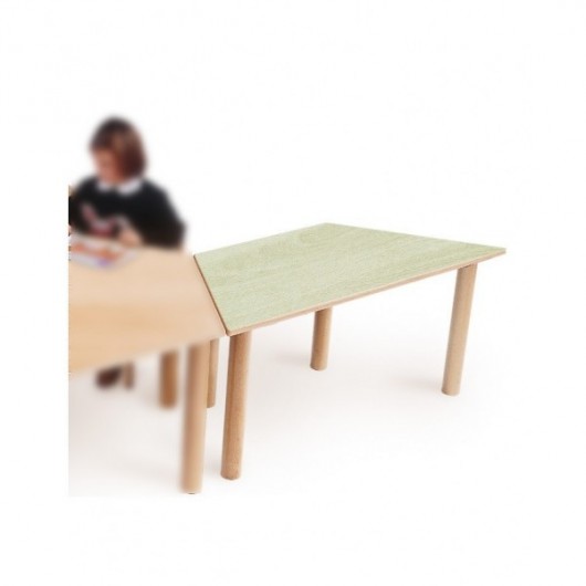 Table trapã‰zoã?dale 130 x 56