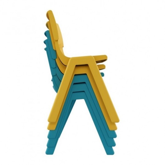 Chaise kiddy cosy moutarde