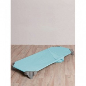 COMBI DRAP COUCHETTE 100% COTON 55 X 130 cm - Lagon