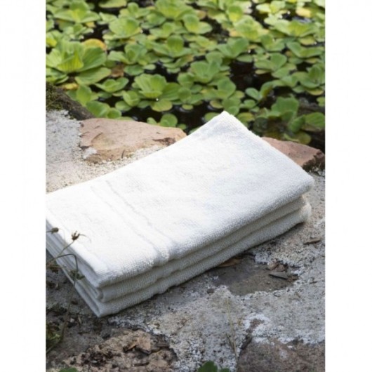 SERVIETTE INVITE EPONGE BIO 30 x 50 cm - Naturel