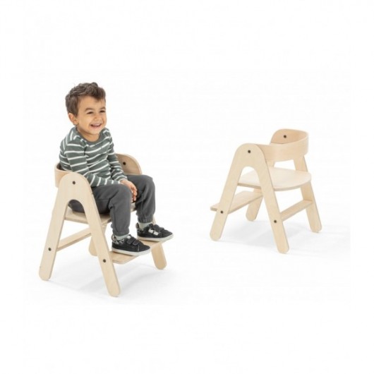 Ministep siège et marche pied polyvalent - Naturel