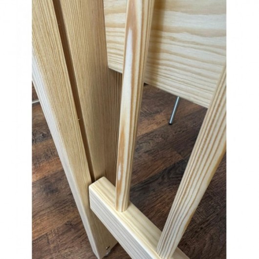 Lit crèche à barreaux surélevé - 100 x 50 cm