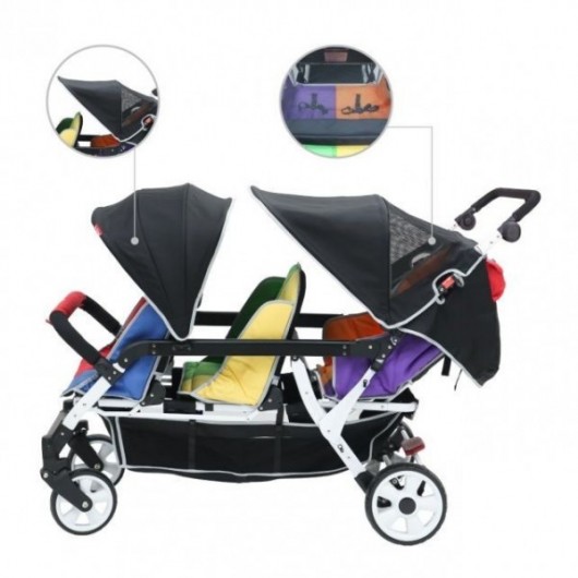 Poussette 6 places Familidoo H6E