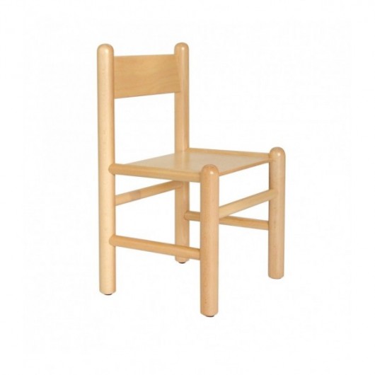 CHAISE BOIS CRECHE - TAILLE 0 – NATUREL