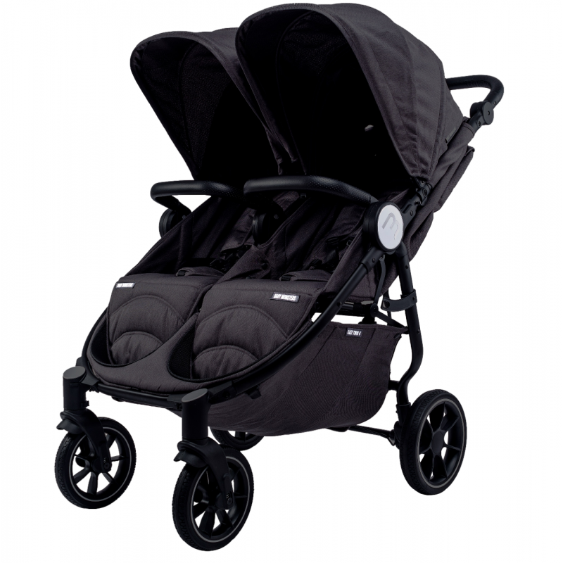 Poussette Double Baby Monsters Easy Twin 4 Black