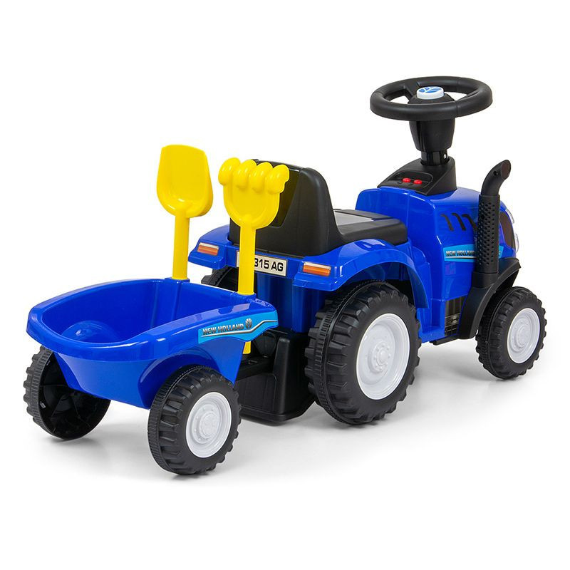 Tracteur New Holland Bleu, véhicule électrique pour enfant