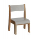 Chaise empilable - Coloris blanc - Hauteur 26 cm - T1