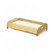 Petit lit bas en bois empilable couchage 120 x 60 cm