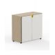 Armoire basse dot 82p - moutarde
