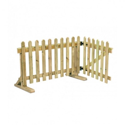 PANNEAU DE CLÔTURE MOBILE ET PORTILLON