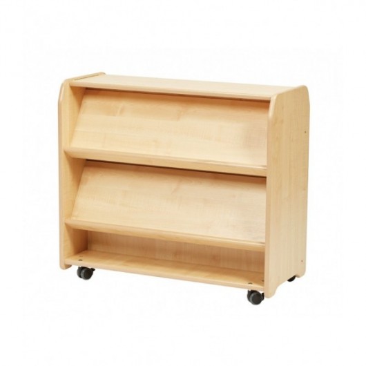 PRÉSENTOIR DE LIVRE MOBILE DOUBLE FACE