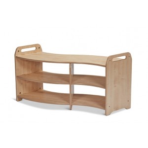 GRANDE ÉTAGÈRE EN FORME DE S OUVERT