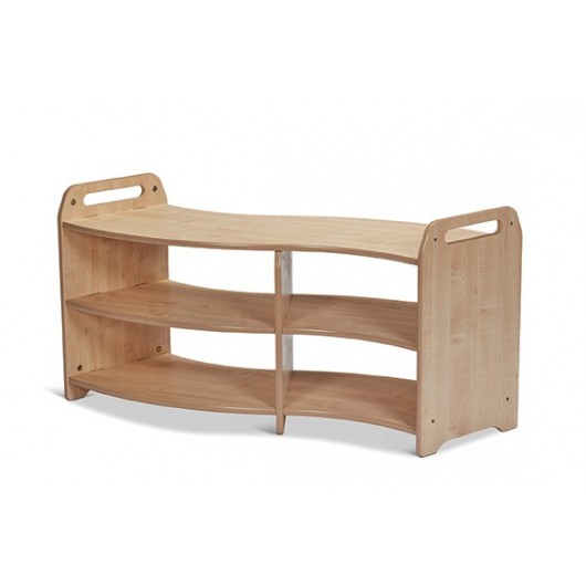 GRANDE ÉTAGÈRE EN FORME DE S OUVERT