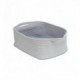 LOT DE 6 PANIERS EN CORDE GRIS CLAIR - PETIT MODÈLE