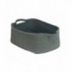 LOT DE 6 PANERS EN CORDE GRIS FONCÉ - PETIT MODÈLE