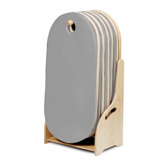 SLUMBERSTORE AUTO PORTANT AVEC 10 TAPIS GRIS ET CRÈME