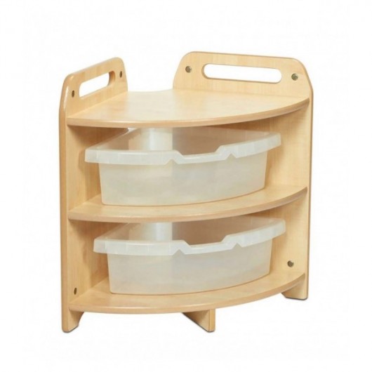 UNITÉ D'ANGLE HAUTE À 90° AVEC 2 BACS