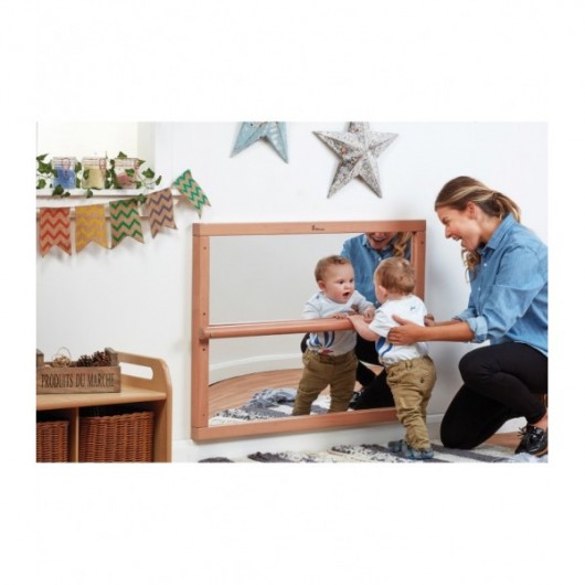 MIROIR AVEC BARRE DE MAINTIEN