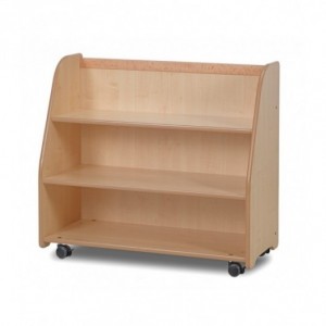 ÉTAGÈRE MOBILE À PLUSIEURS NIVEAUX AVEC DOS MIROIR