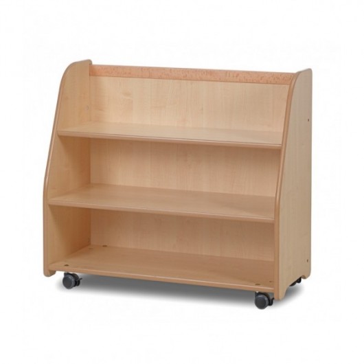 ÉTAGÈRE MOBILE À PLUSIEURS NIVEAUX AVEC DOS MIROIR