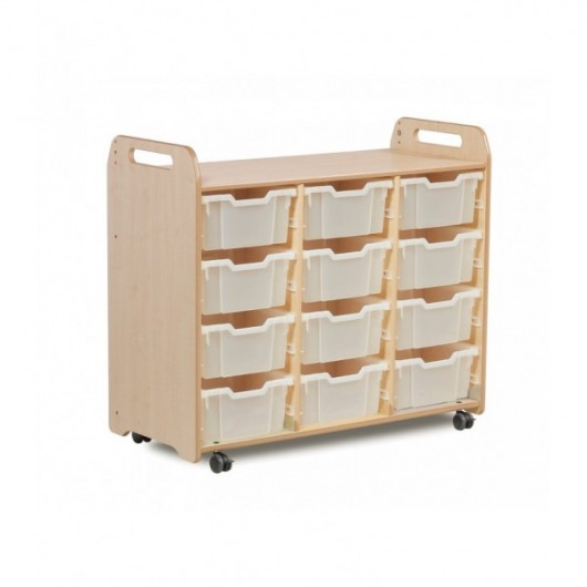 MEUBLE MOBILE AVEC BACS (3 COLONNES