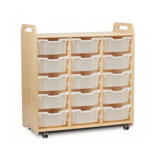 MEUBLE MOBILE AVEC BACS (3 COLONNES