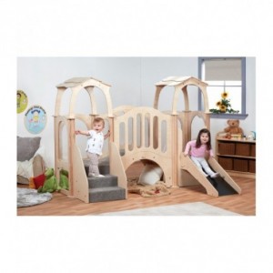 KINDER GYM HIDE & SLIDE(AVEC TOIT)