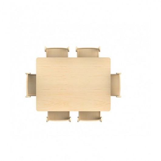 PETITE TABLE RECTANGULAIRE (L960 X P695 X H590MM)